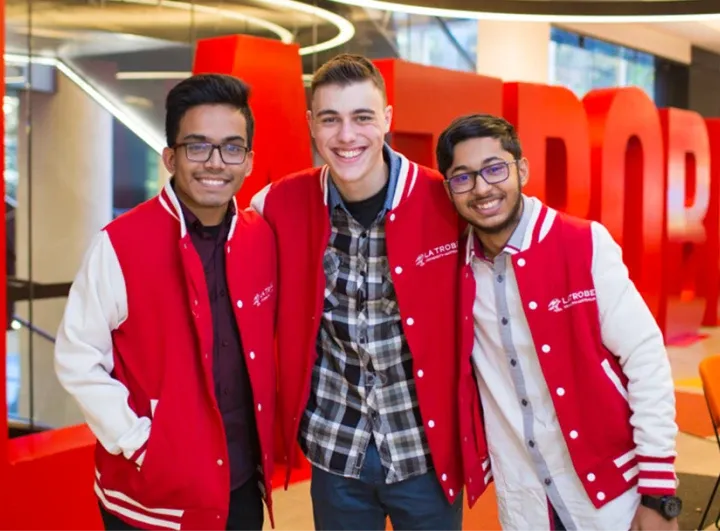 La Trobe University, student chatting