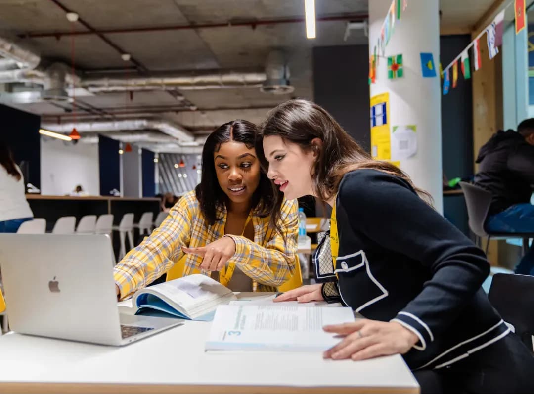 Anglia Ruskin University, student study in group