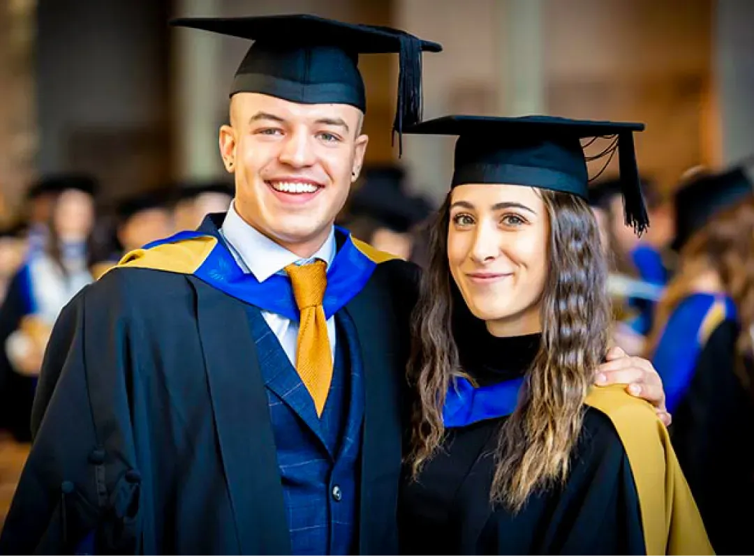Coventry University, student celebrate graduation