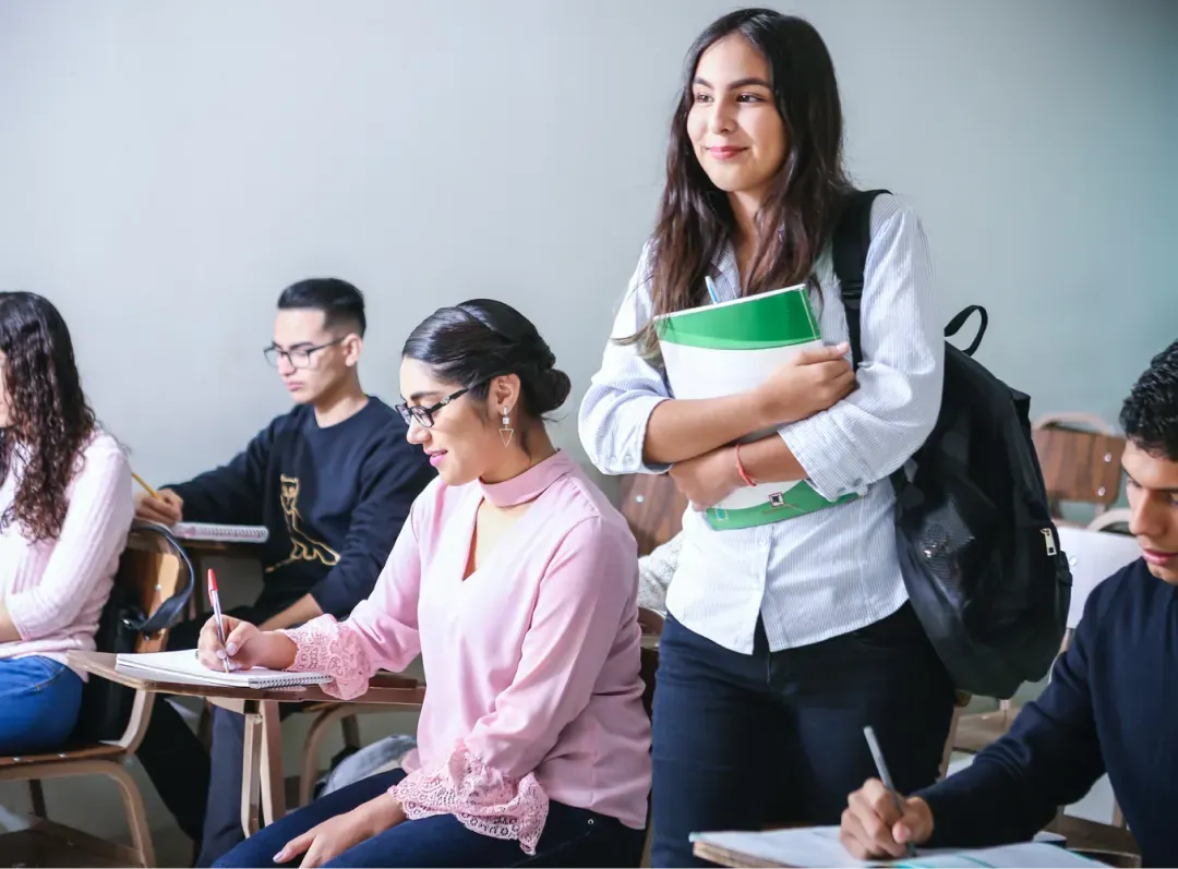 University of Greenwich, student attending class