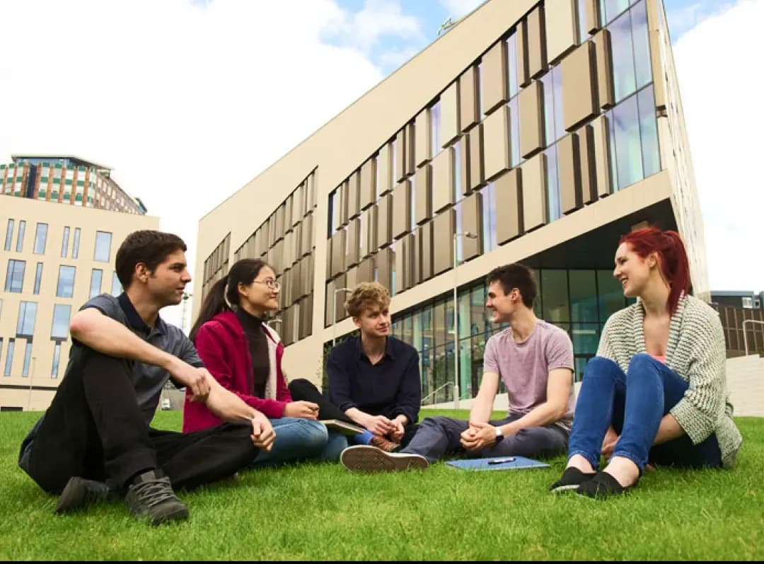 University of Strathclyde, student chills and take a break at field campus