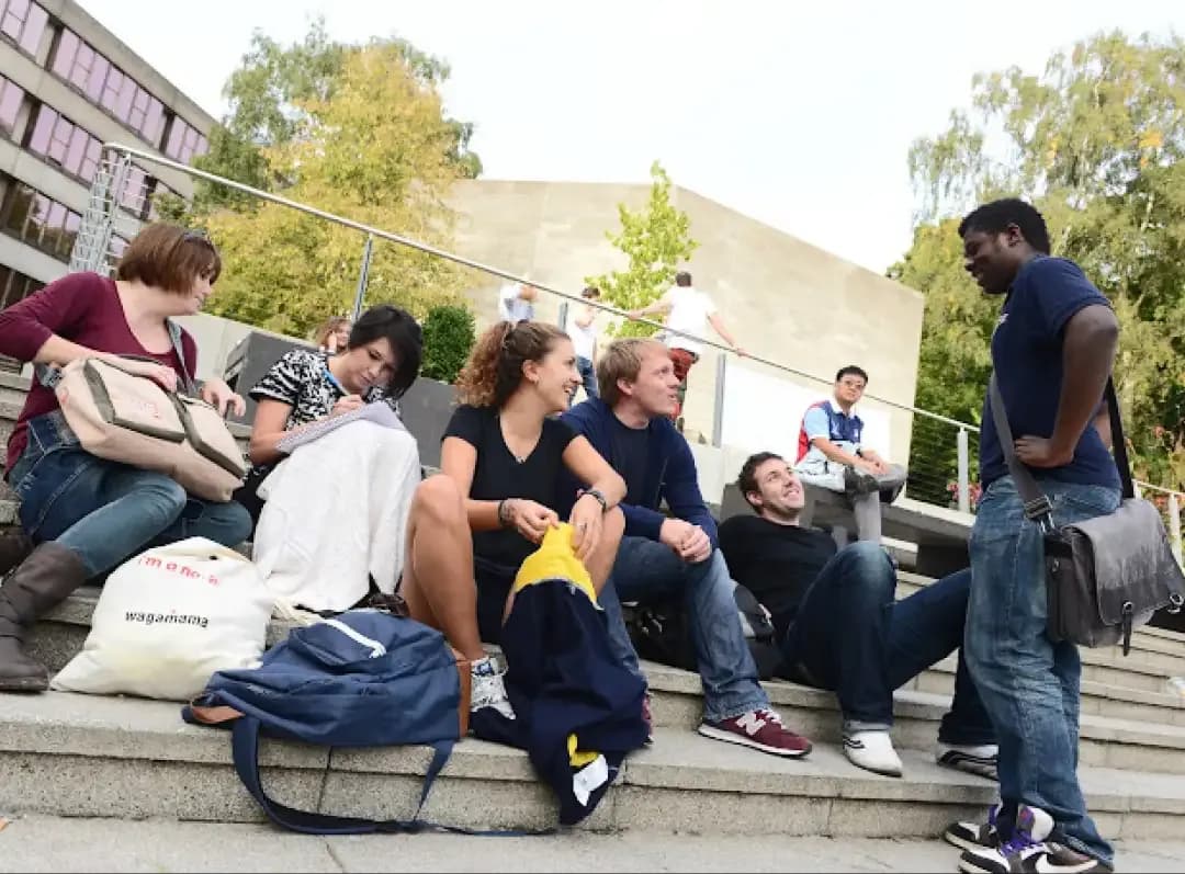 University of East Anglia, student hang out at The Square