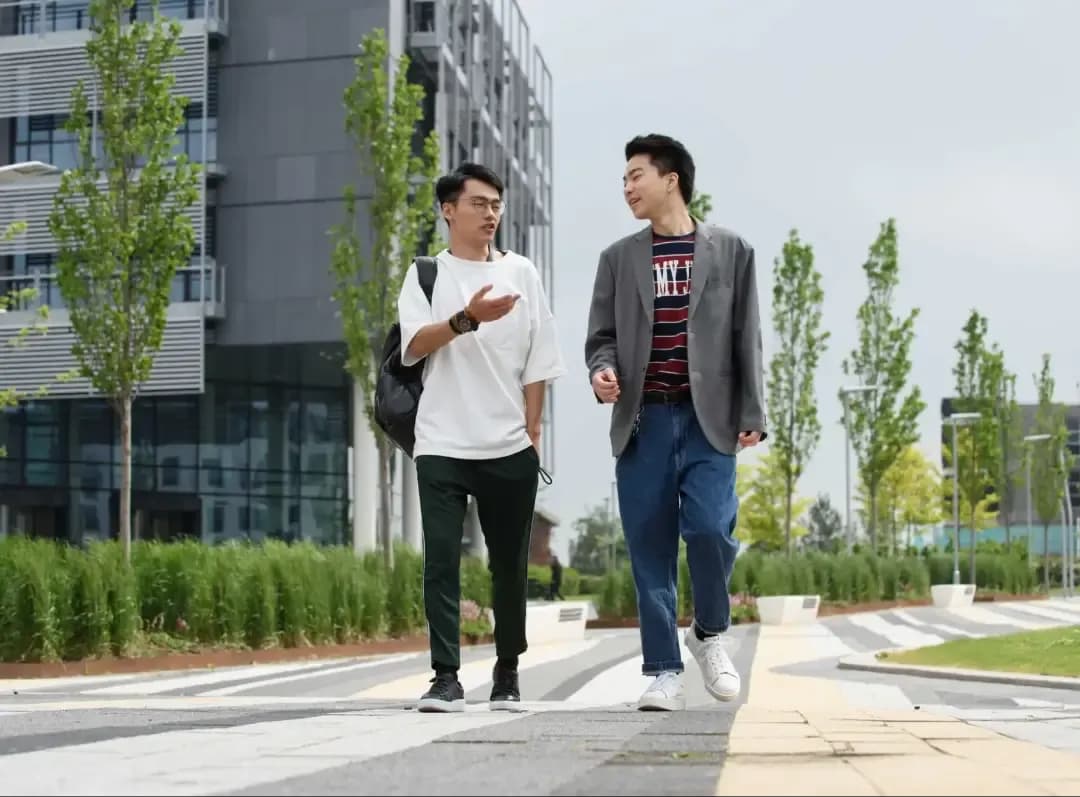 University of the West of England, student walking around campus